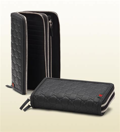 gucci rubber leather wallet|original gucci wallet.